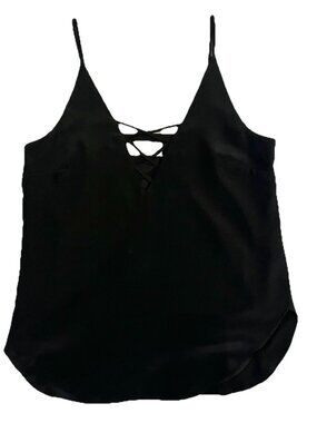 Amanda Uprichard Women’s 100% Silk Camisole Size P/XS Adjustable Straps Black